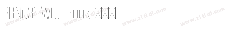 RBNo31 W05 Book字体转换